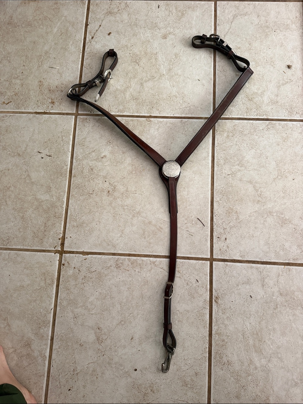 Circle Y Horse size western breast collar